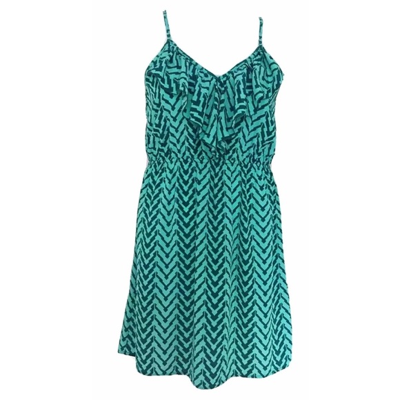 Francesca's Collections Dresses & Skirts - FRANCESCA' S Sz M Green Racer Back Dress